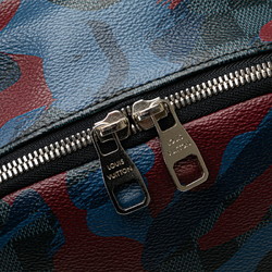 Louis Vuitton Damier Cobalt Andy Backpack N41509 Camouflage Navy PVC Leather Men's LOUIS VUITTON