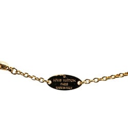 Louis Vuitton Collier Essential V Necklace M68358 Pearl Gold Plated Women's LOUIS VUITTON