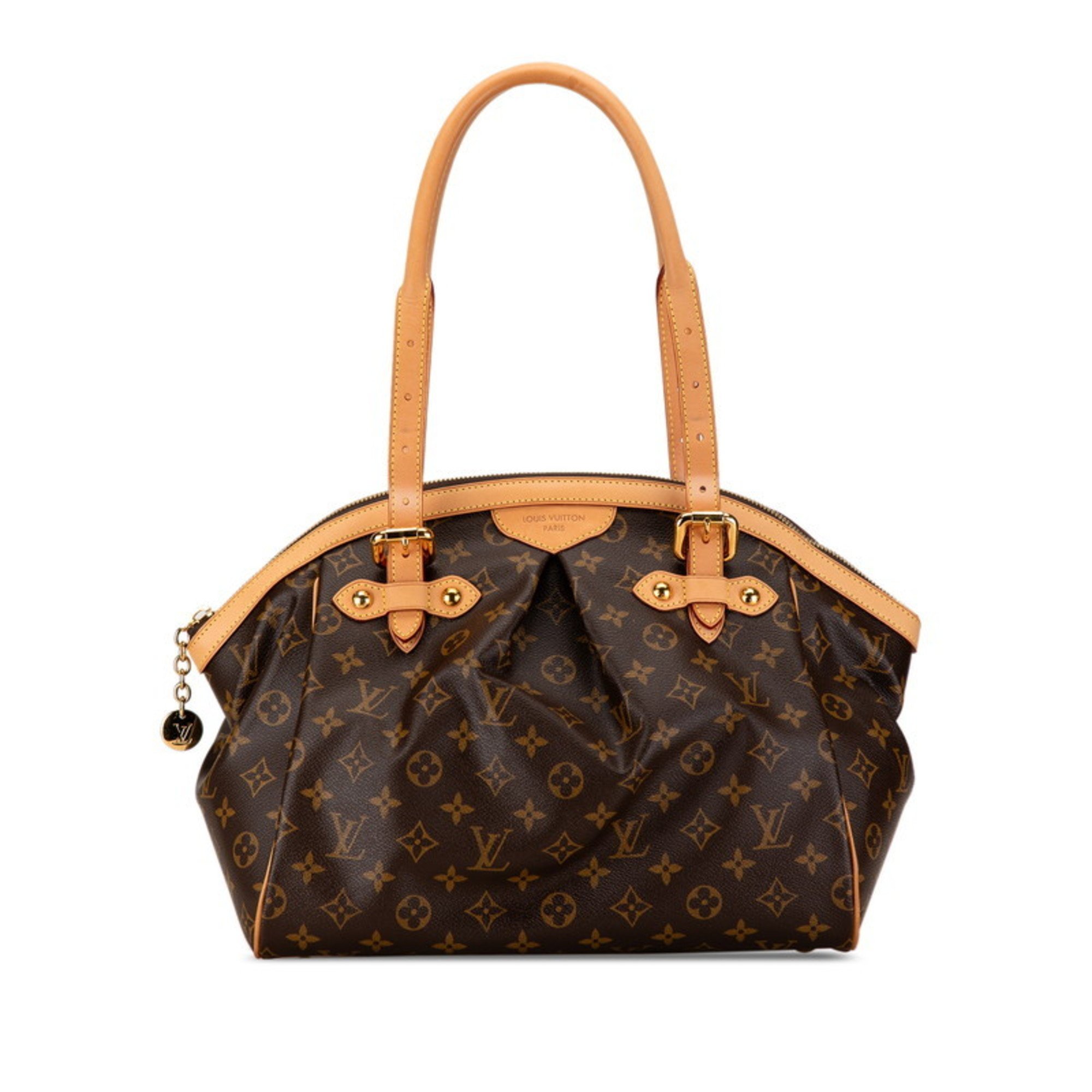 Louis Vuitton Monogram Tivoli GM Handbag M40144 Brown PVC Leather Women's LOUIS VUITTON