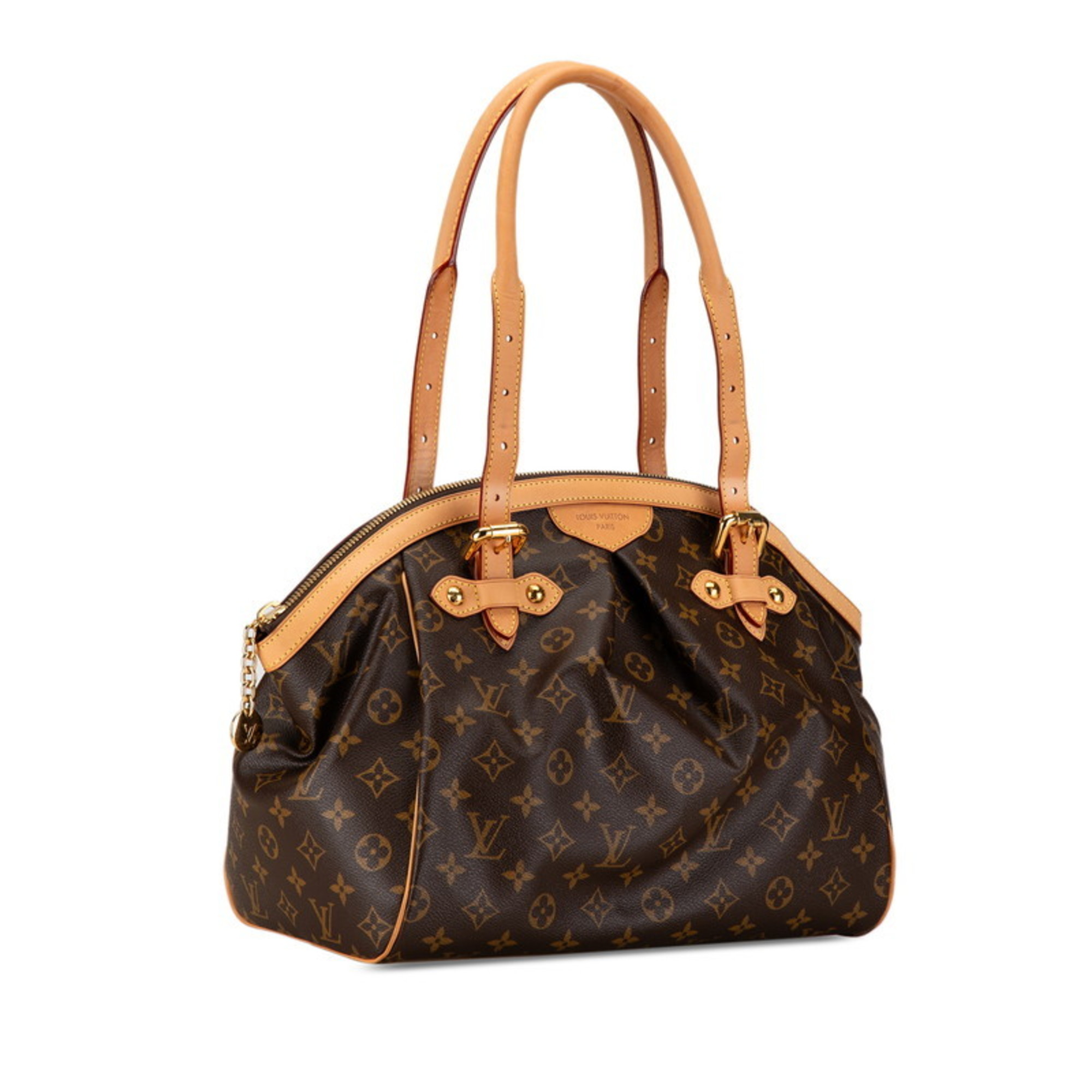 Louis Vuitton Monogram Tivoli GM Handbag M40144 Brown PVC Leather Women's LOUIS VUITTON