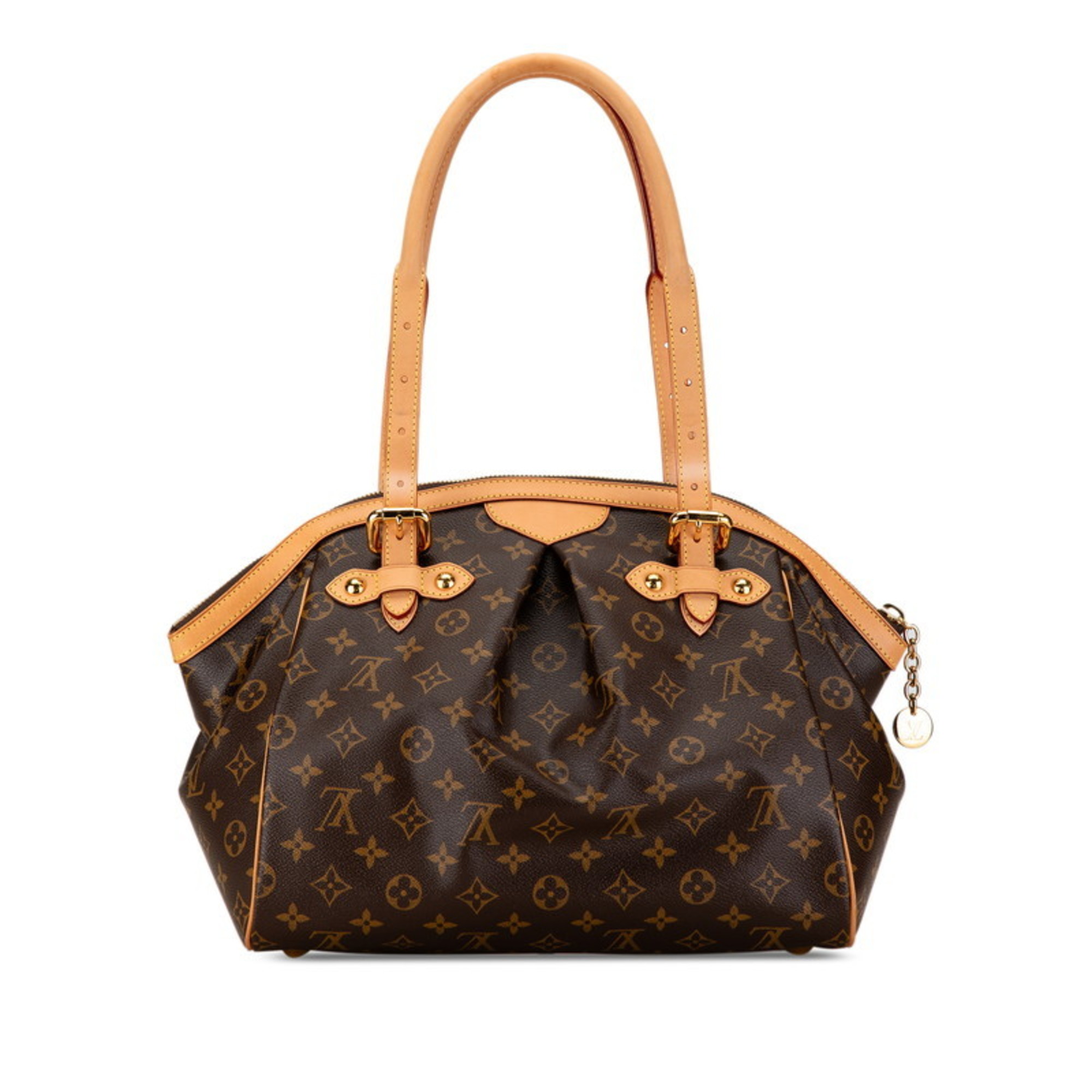 Louis Vuitton Monogram Tivoli GM Handbag M40144 Brown PVC Leather Women's LOUIS VUITTON