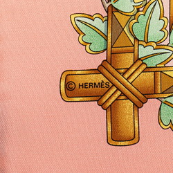 Hermes Carre 90 ENVOL Flying Dove Birdcage Scarf Muffler Pink Multicolor Silk Women's HERMES