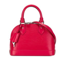 Louis Vuitton Epi Alma BB Handbag M42048 Hot Pink Leather Women's LOUIS VUITTON