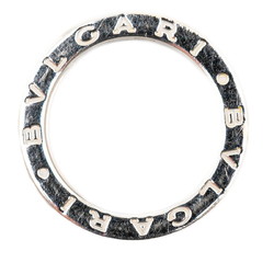 BVLGARI B.zero1 2-Band Ring #49 K18WG White Gold Women's