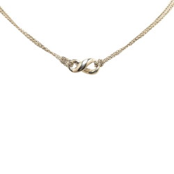 Tiffany Infinity Double Chain Necklace SV925 Silver Women's TIFFANY&Co.