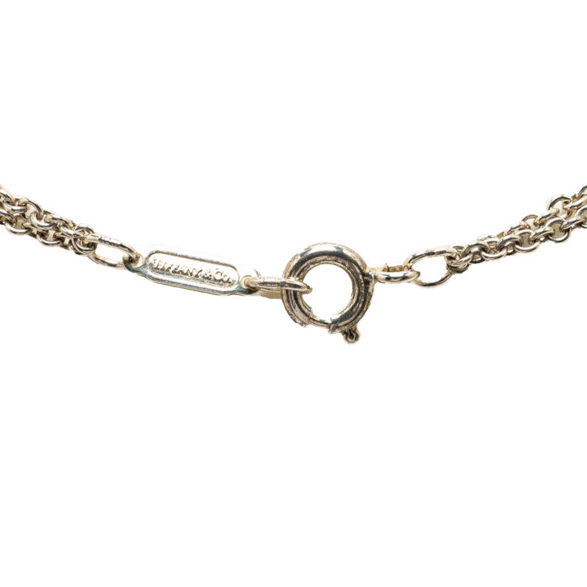 Tiffany Infinity Double Chain Necklace SV925 Silver Women's TIFFANY&Co.