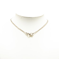 Tiffany Infinity Double Chain Necklace SV925 Silver Women's TIFFANY&Co.