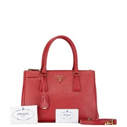 Prada handbag shoulder bag red leather women's PRADA