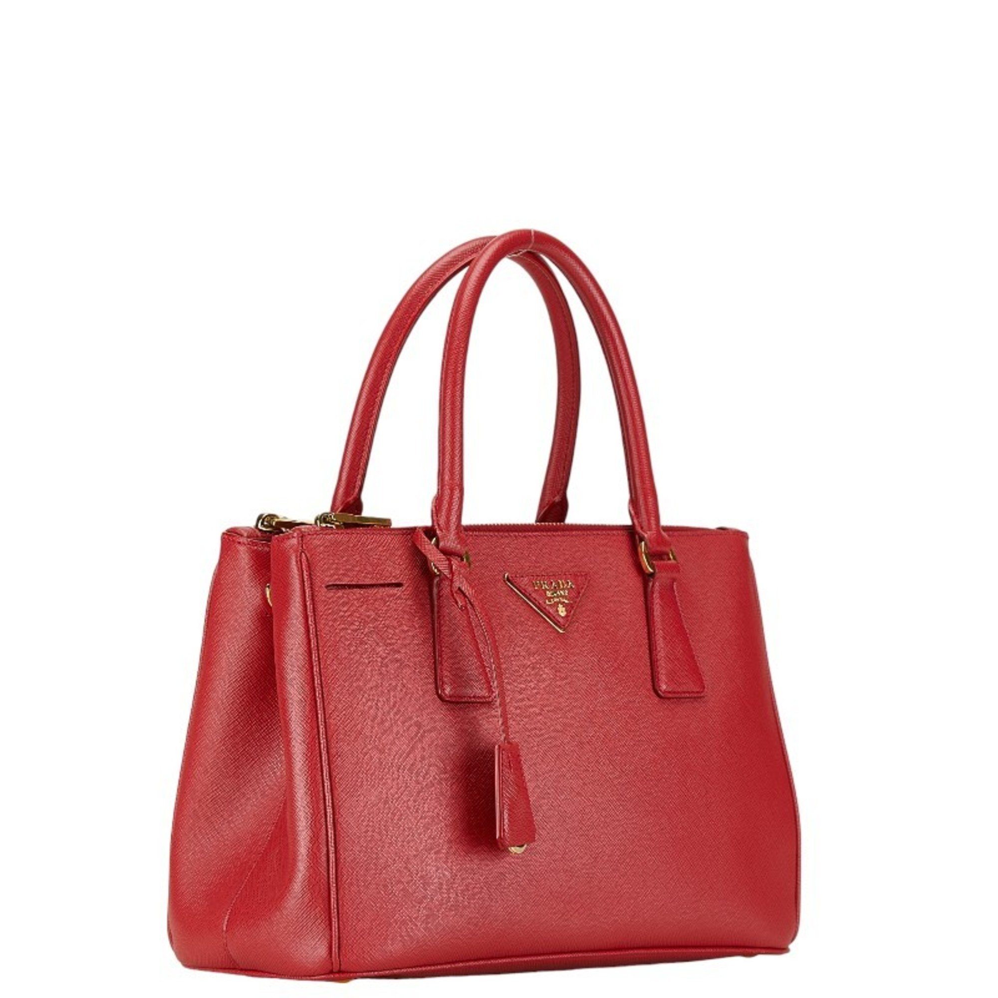 Prada handbag shoulder bag red leather women's PRADA