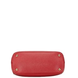 Prada handbag shoulder bag red leather women's PRADA