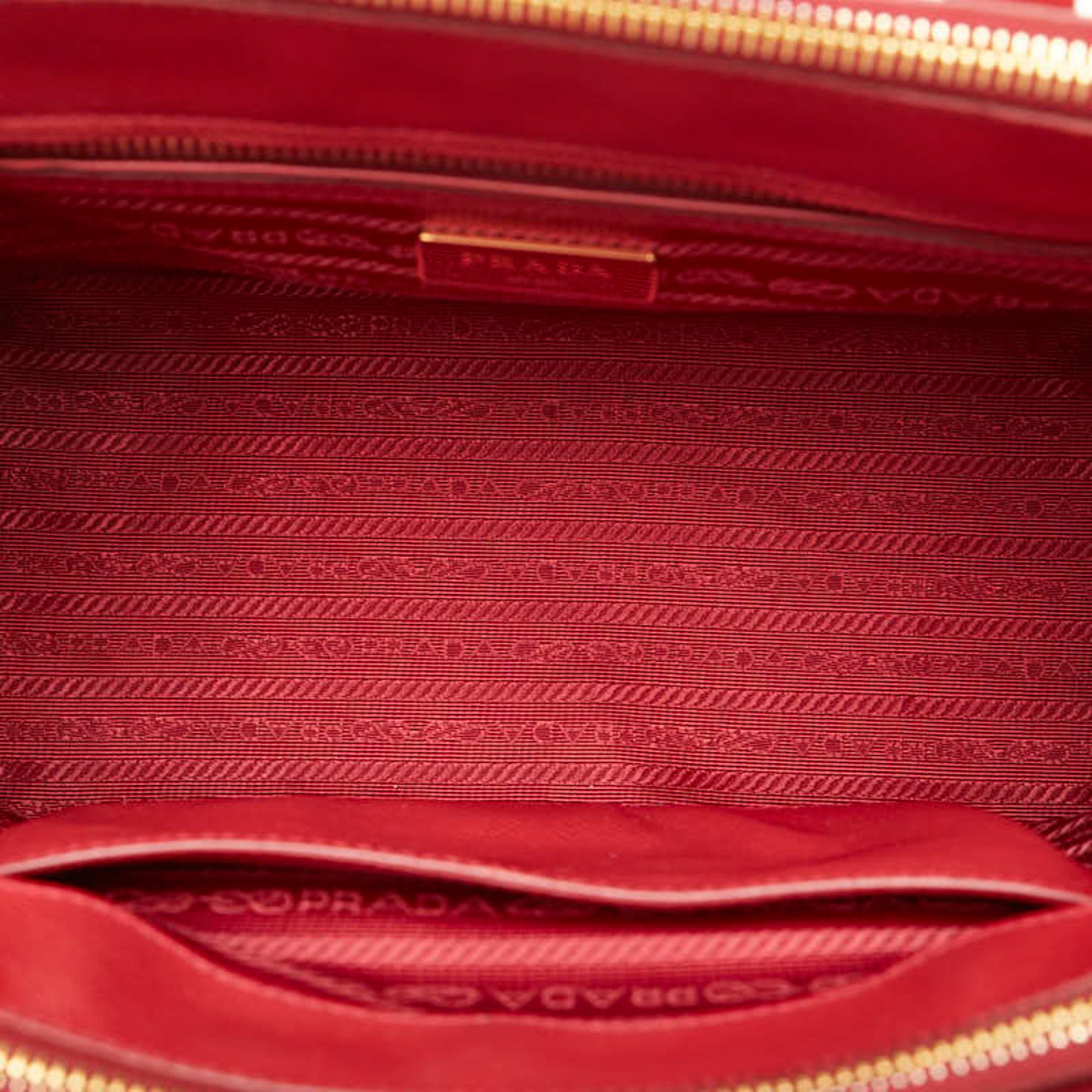 Prada handbag shoulder bag red leather women's PRADA