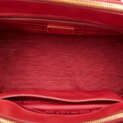 Prada handbag shoulder bag red leather women's PRADA