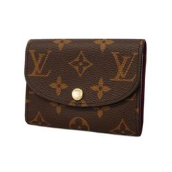 Louis Vuitton Wallet/Coin Case Monogram Porto Monnaie Rosari M41939 Fuchsia Men's/Women's