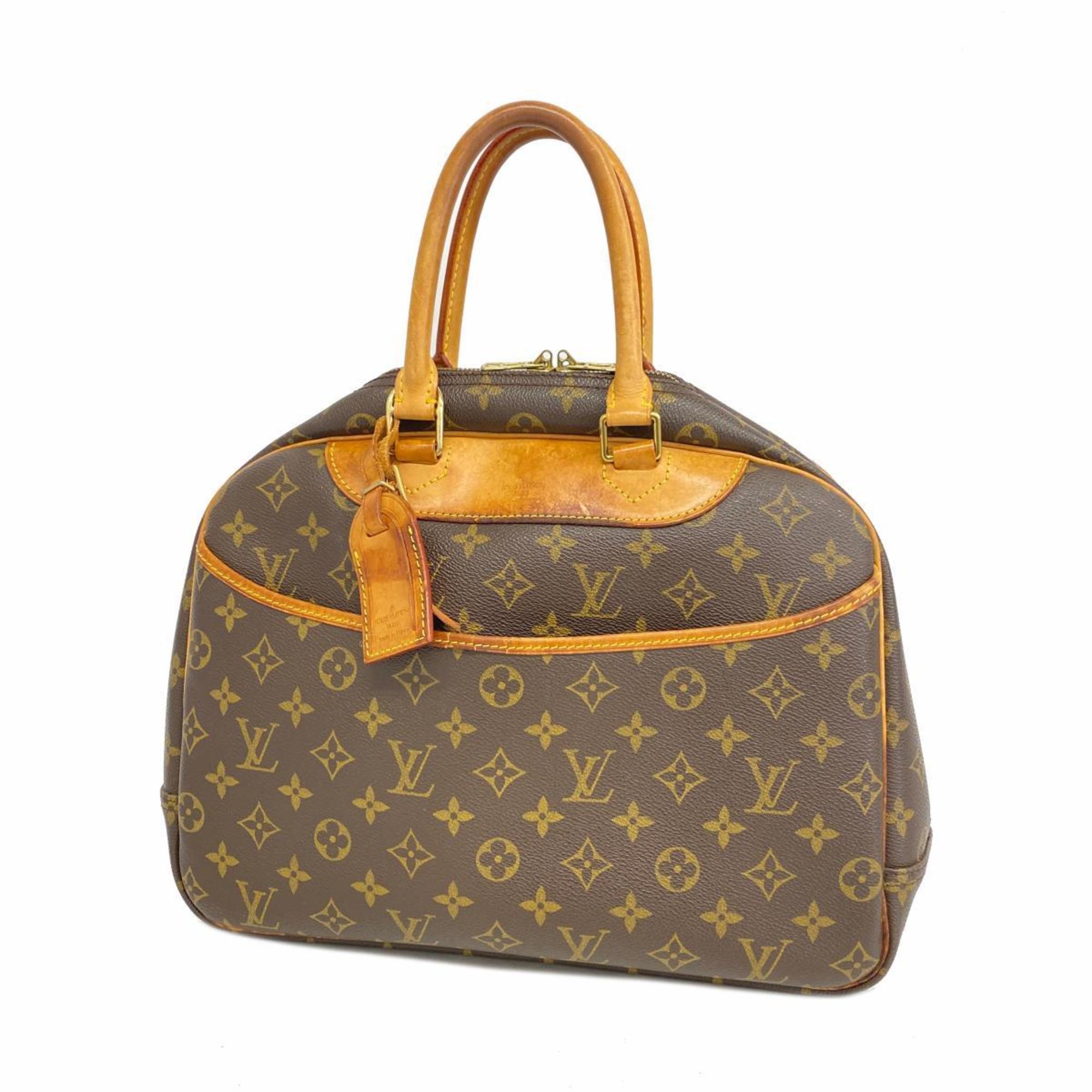 Louis Vuitton Handbag Monogram Deauville M47270 Brown Ladies