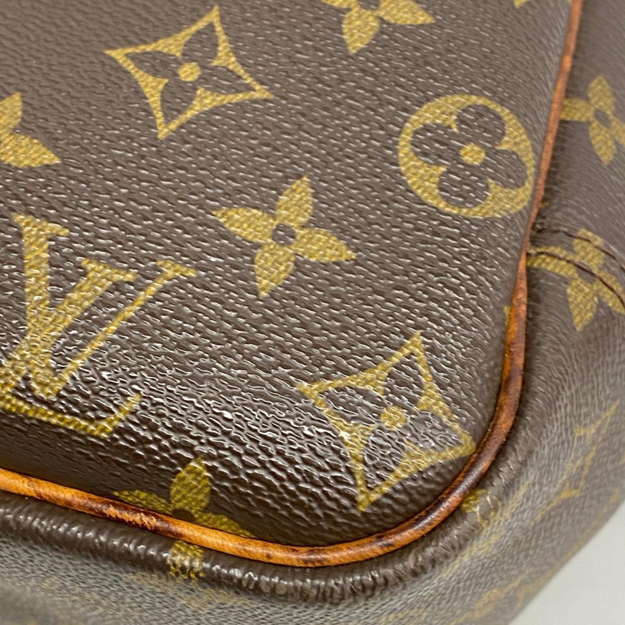 Louis Vuitton Handbag Monogram Deauville M47270 Brown Ladies