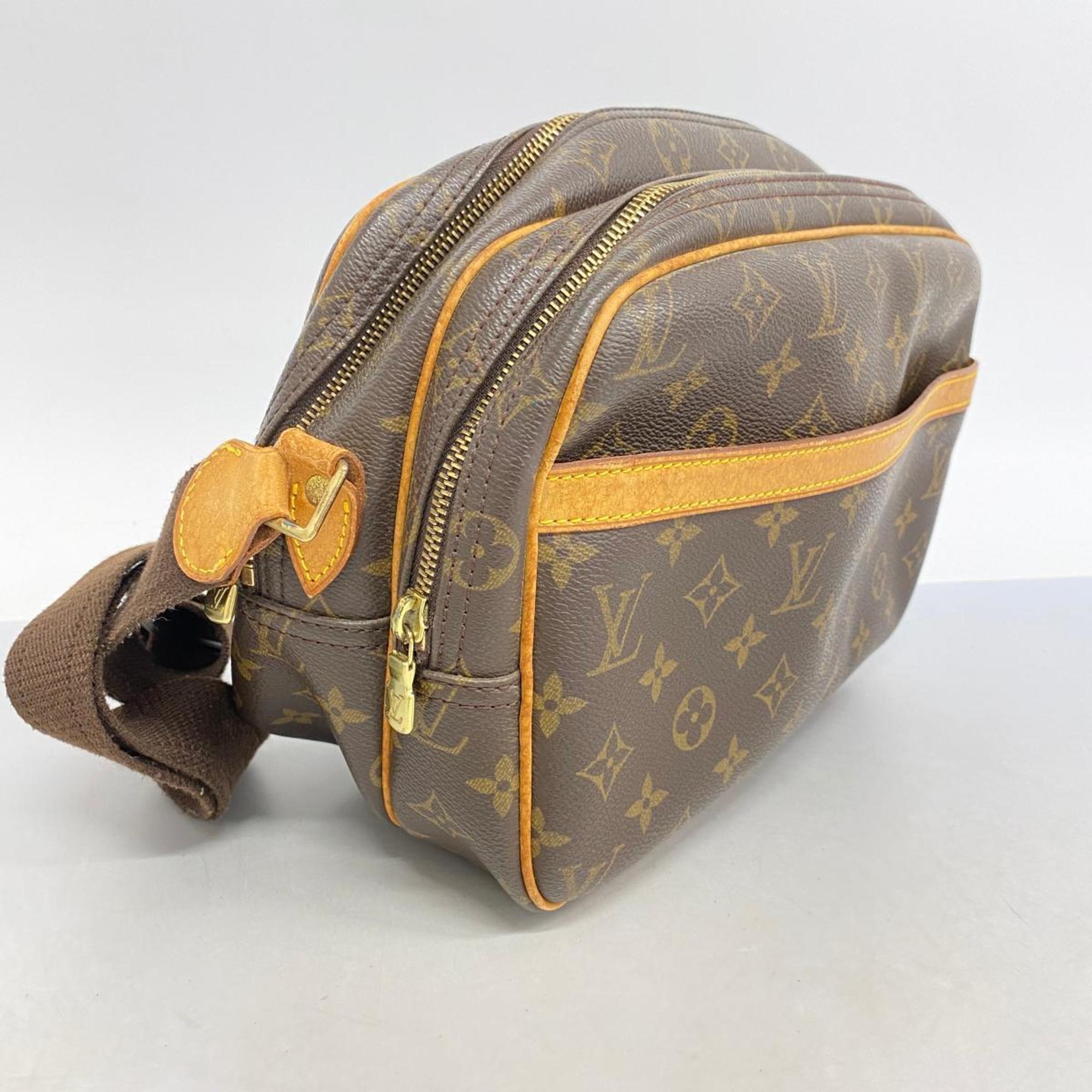 Louis Vuitton Shoulder Bag Monogram Reporter PM M45254 Brown Ladies