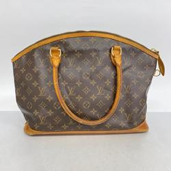 Louis Vuitton Handbag Monogram Lockit Horizontal M40104 Brown Ladies