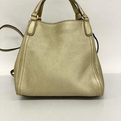 Gucci handbag Soho 336751 leather champagne gold ladies