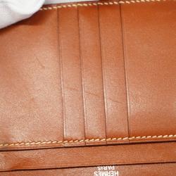 Hermes Wallet Bearn Compact H Stamp Barenia Forbes Men's Women's