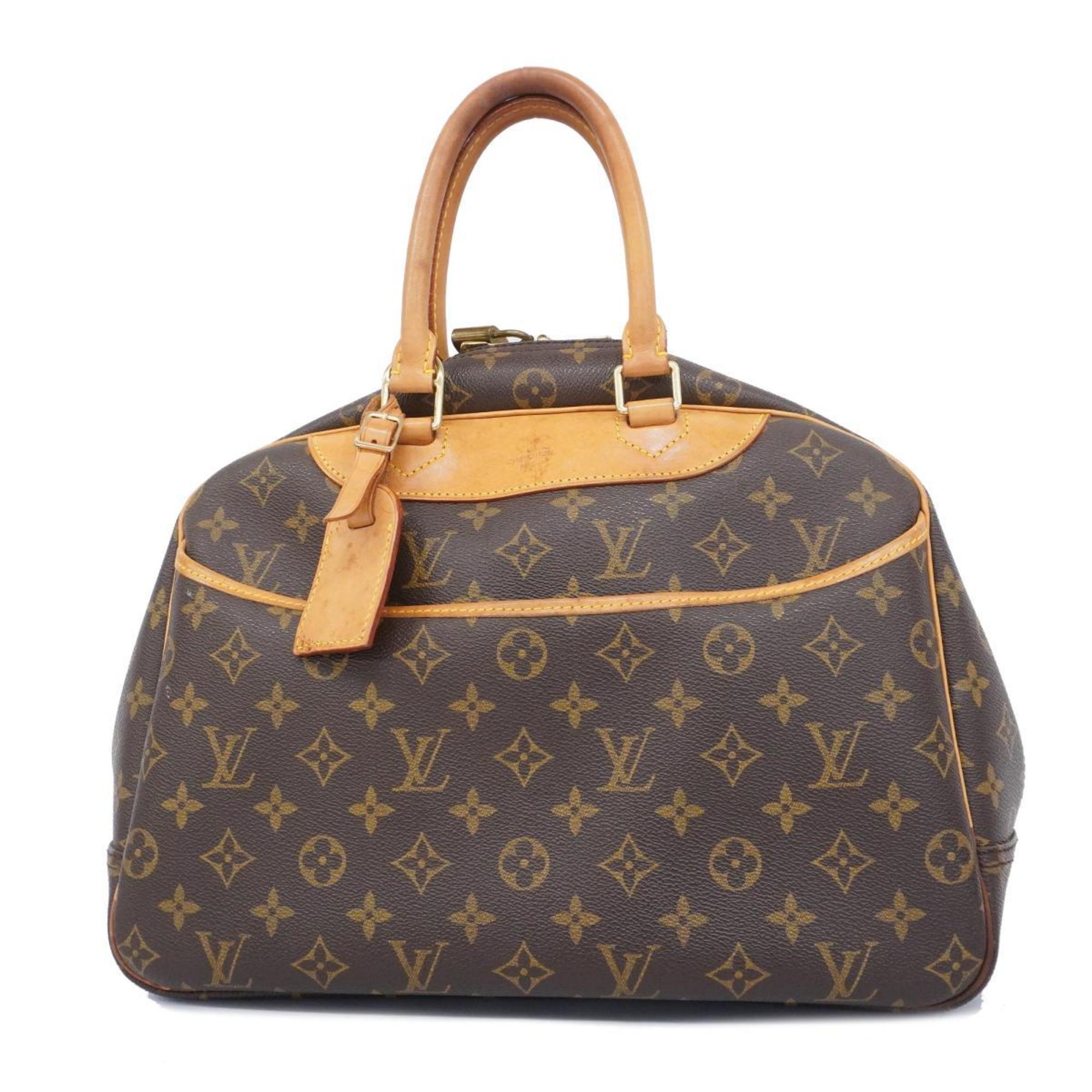 Louis Vuitton Handbag Monogram Deauville M47270 Brown Ladies