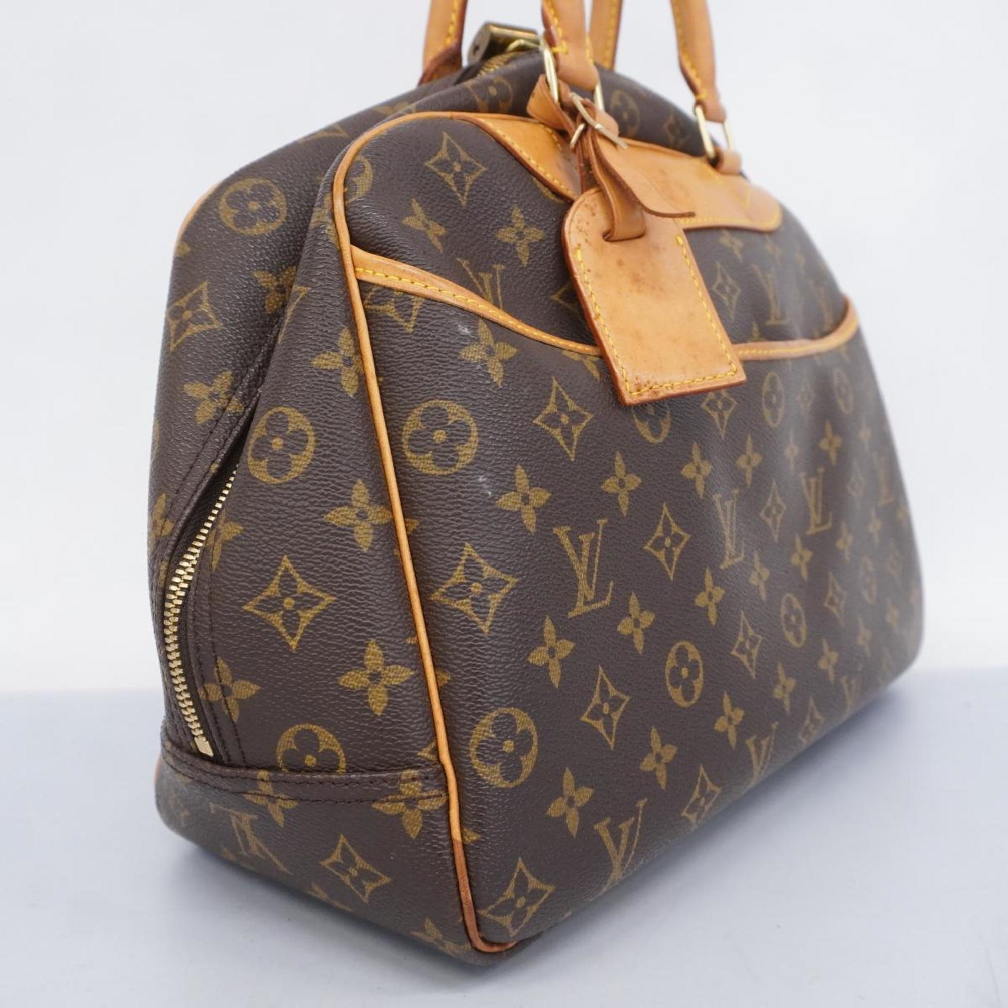 Louis Vuitton Handbag Monogram Deauville M47270 Brown Ladies