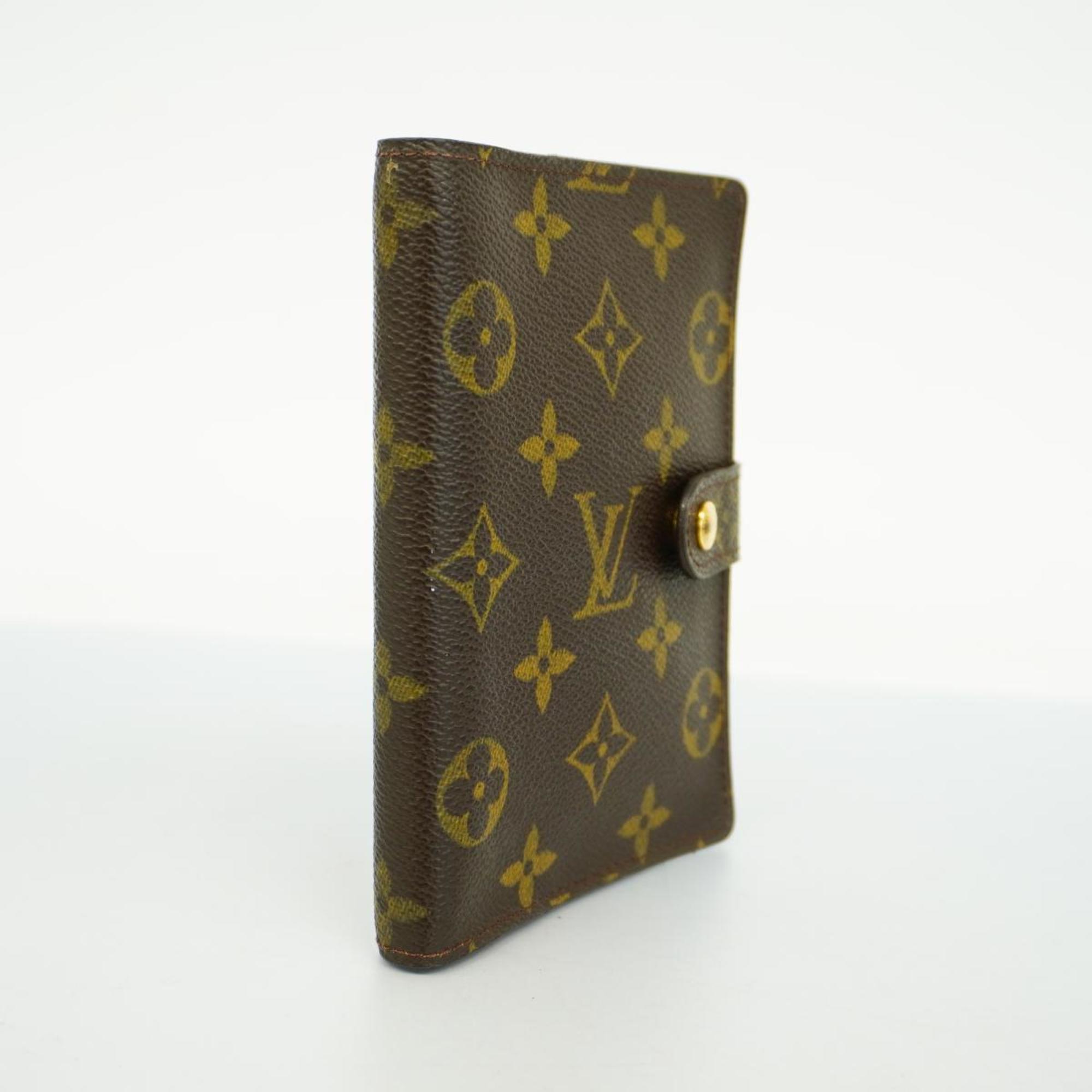 Louis Vuitton Notebook Cover Monogram Agenda PM R20005 Brown Men's Women's