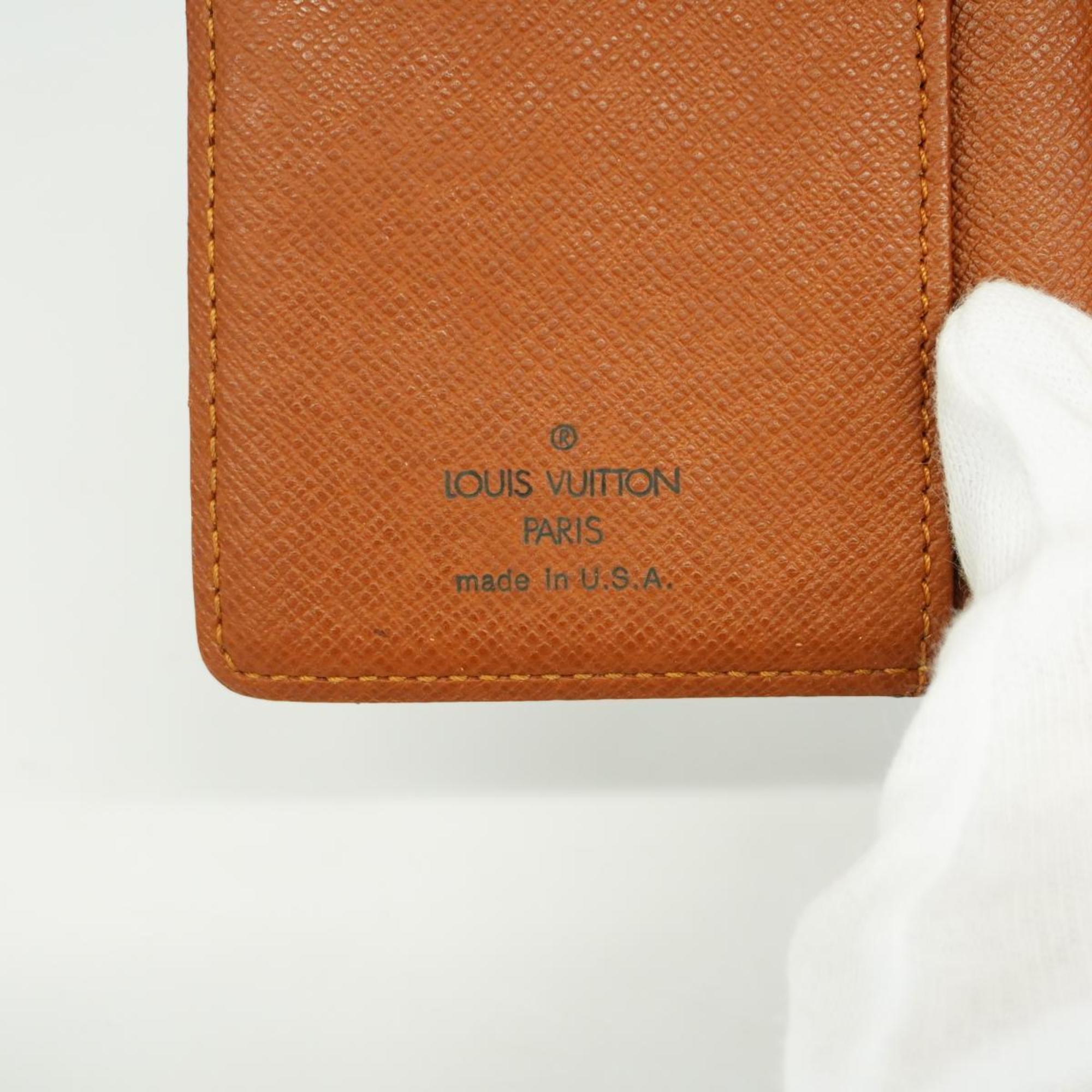 Louis Vuitton Notebook Cover Monogram Agenda PM R20005 Brown Men's Women's