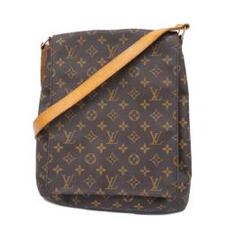 Louis Vuitton Shoulder Bag Monogram Musette M51256 Brown Ladies