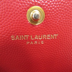 Yves Saint Laurent YVES SAINT LAURENT Chain shoulder bag Shoulder Bag Calfskin (cowhide) Women's Red