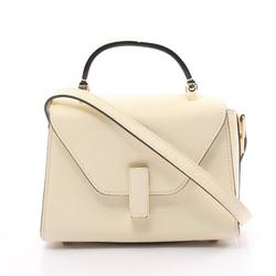 Valextra Micro Iside Handbag Bag Leather Women's Ivory