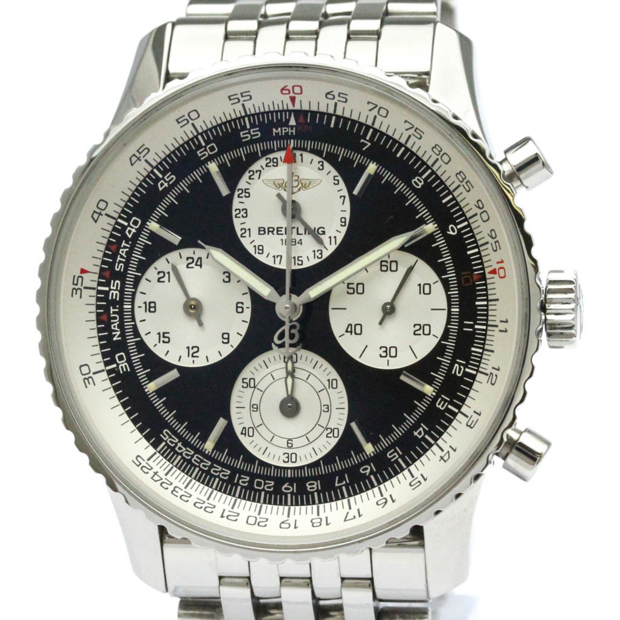 Polished BREITLING Chrono Sextant Mata-Rangi LTD Edition Watch B55047 BF576569