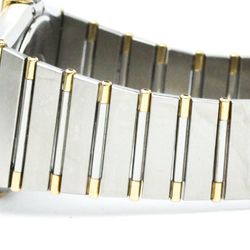 Polished OMEGA Constellation 18K Gold Steel Quartz Mens Watch 396.1076 BF575173