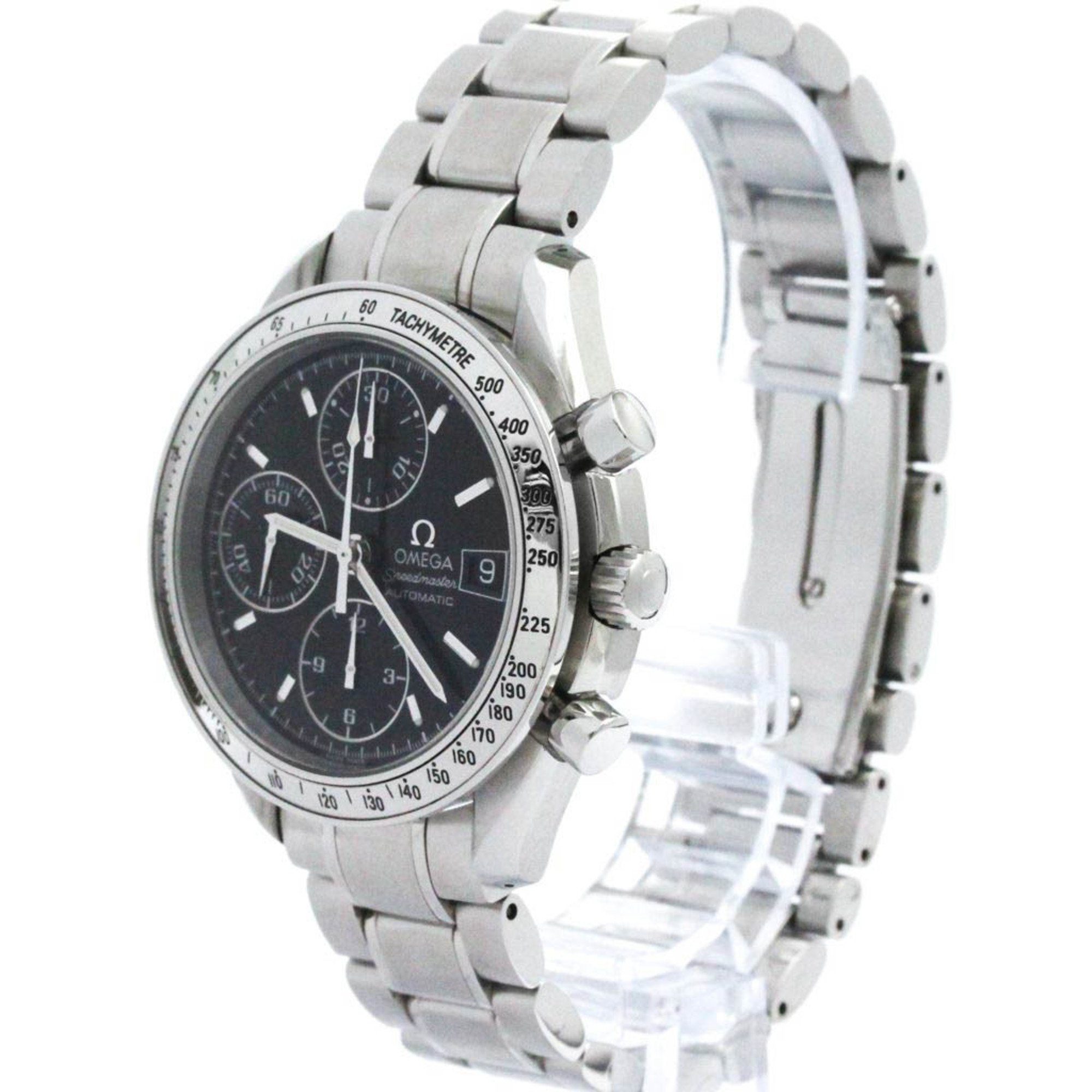 Polished OMEGA Speedmaster Date Steel Automatic Mens Watch 3513.50 BF575182