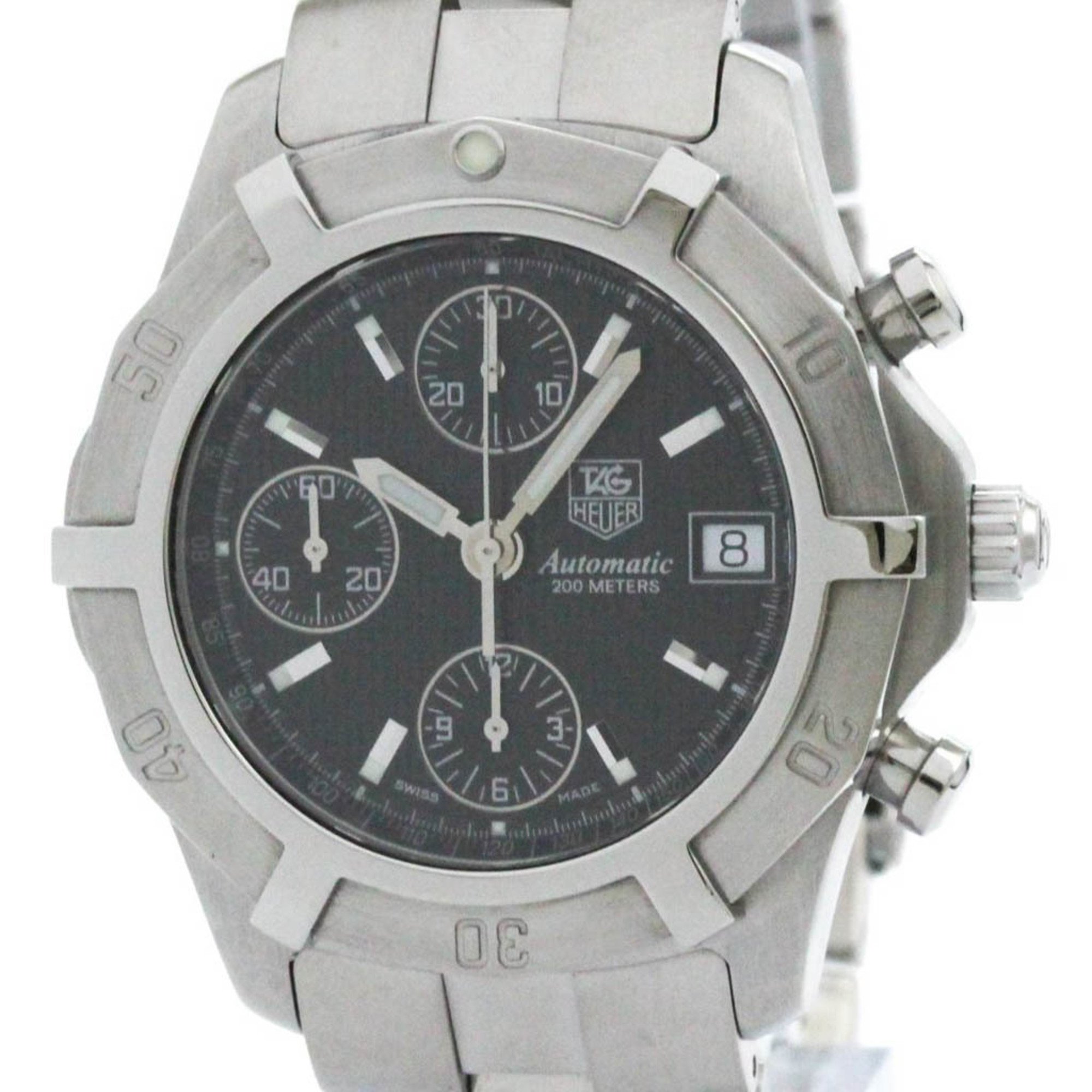 Polished TAG HEUER 2000 Exclusive Chronograph Automatic Watch CN2111 BF575154