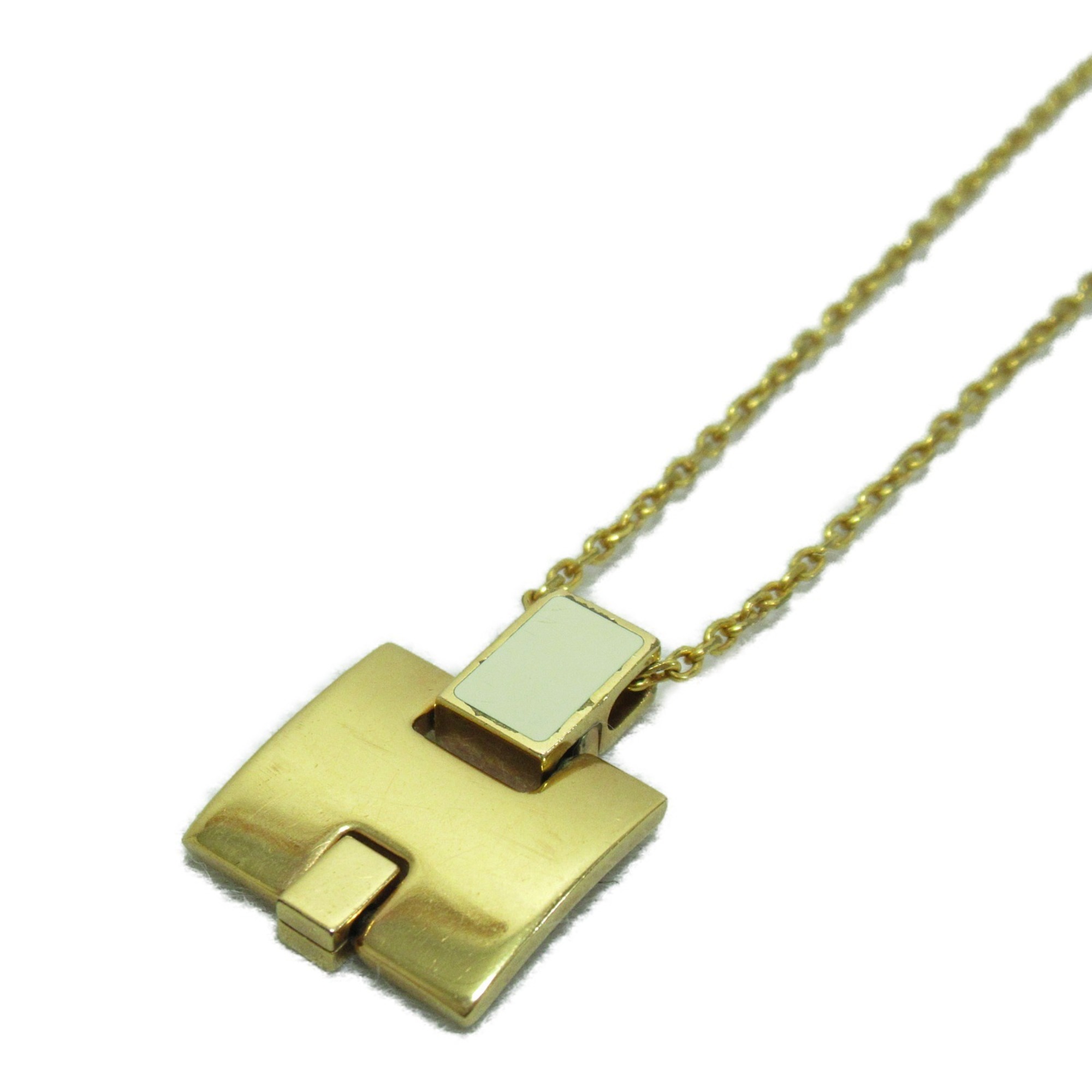 Hermes HERMES Irene Necklace GP (Gold Plated) Women's Gold