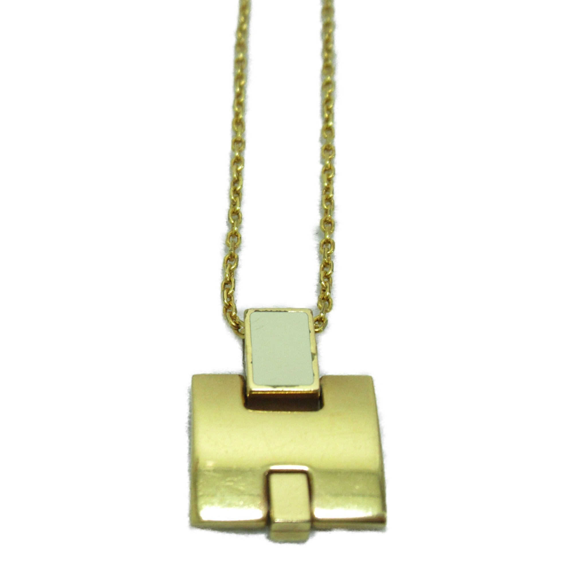 Hermes HERMES Irene Necklace GP (Gold Plated) Women's Gold