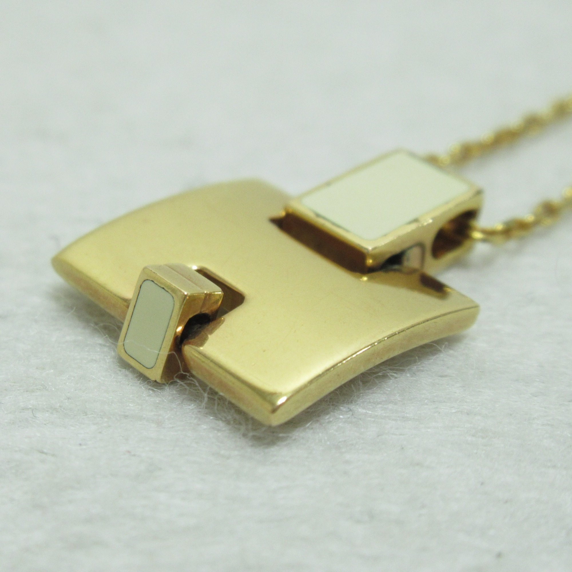 Hermes HERMES Irene Necklace GP (Gold Plated) Women's Gold