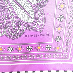 Hermes HERMES Carre 55 Scarf Muffler/Scarf Silk Women's Purple