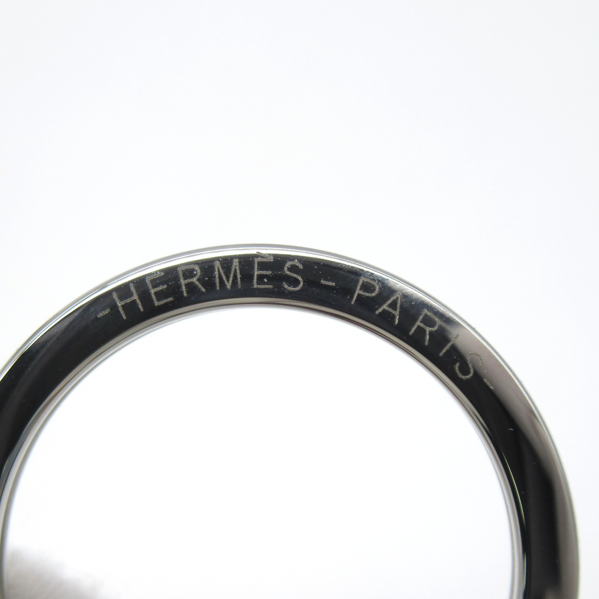 Hermes HERMES Carmen Keychain Leather Anjou Miro Men's Women's Brown Blue Pink