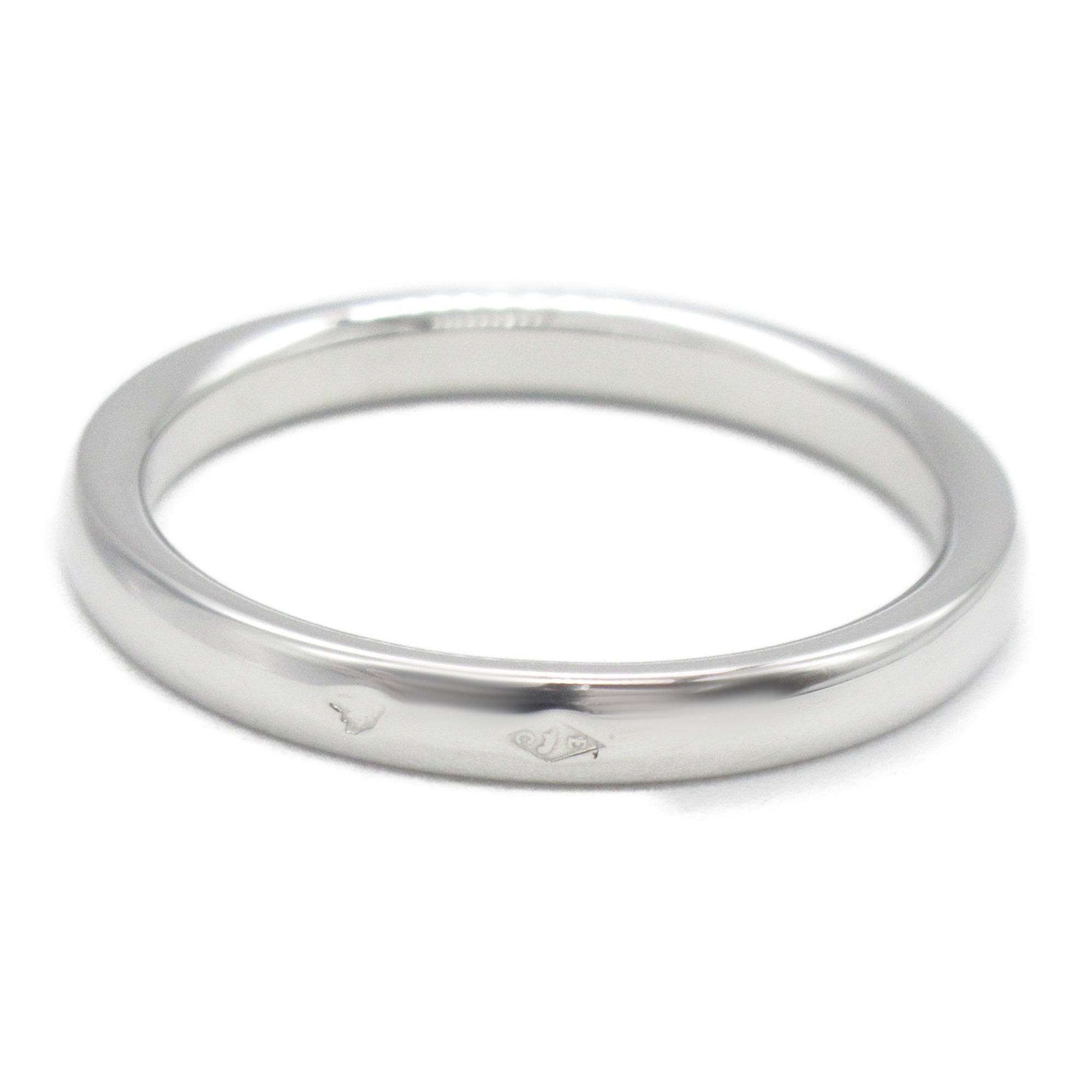 Van Cleef & Arpels Wedding Band Ring, Pt950 Platinum, Men's, Women's, Silver