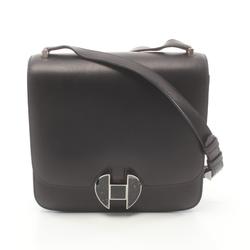 Hermes HERMES Sac 2002 Shoulder Bag Evergrain Women's Black 075134CK