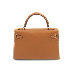 Hermes Kelly 2 Shoulder Bag, Leather, Epsom Women's, Brown