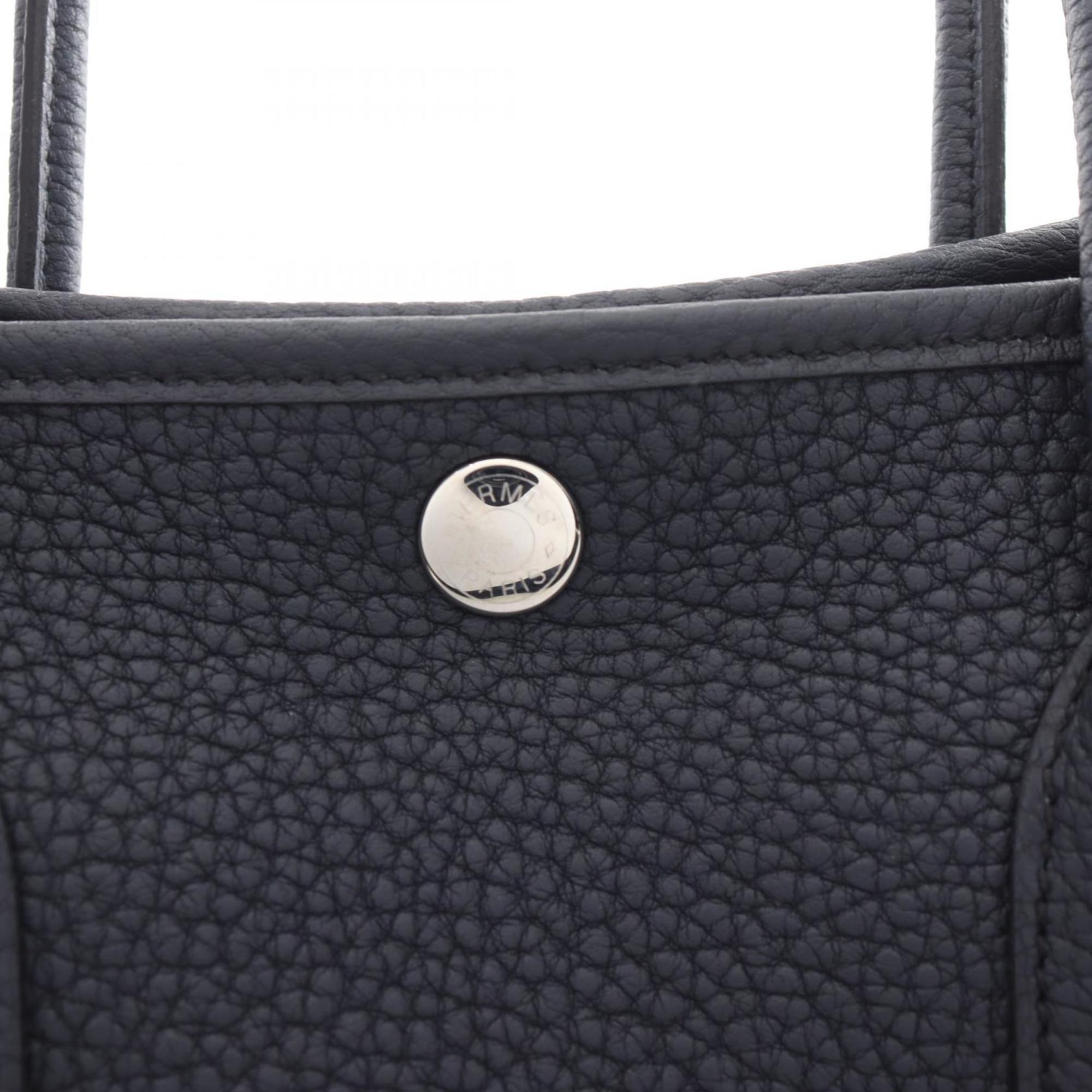 Hermes HERMES Garden TPM Bleu Nuit Handbag Bag Negonda Women's Navy