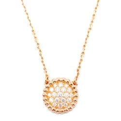 Van Cleef & Arpels Perlée Diamond Pendant Necklace K18PG (Pink Gold) Ladies Clear VCARO9PE00