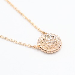 Van Cleef & Arpels Perlée Diamond Pendant Necklace K18PG (Pink Gold) Ladies Clear VCARO9PE00