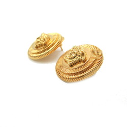 Versace Medusa Earrings GP (Gold Plated) Women's Gold