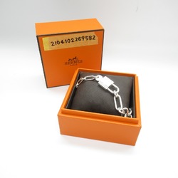 Hermes Alpha Kelly Padlock Necklace, Silver 925, Women's,