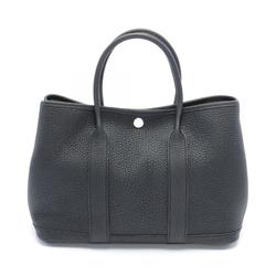 Hermes HERMES Garden TPM Tote Bag Country Women's Black