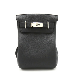 Hermes Kelly Akkad PM Shoulder Bag Leather Togo Men's Women's Black