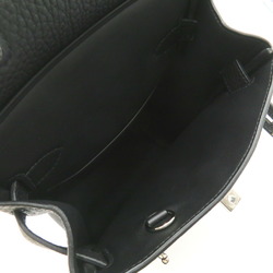 Hermes Kelly Akkad PM Shoulder Bag Leather Togo Men's Women's Black